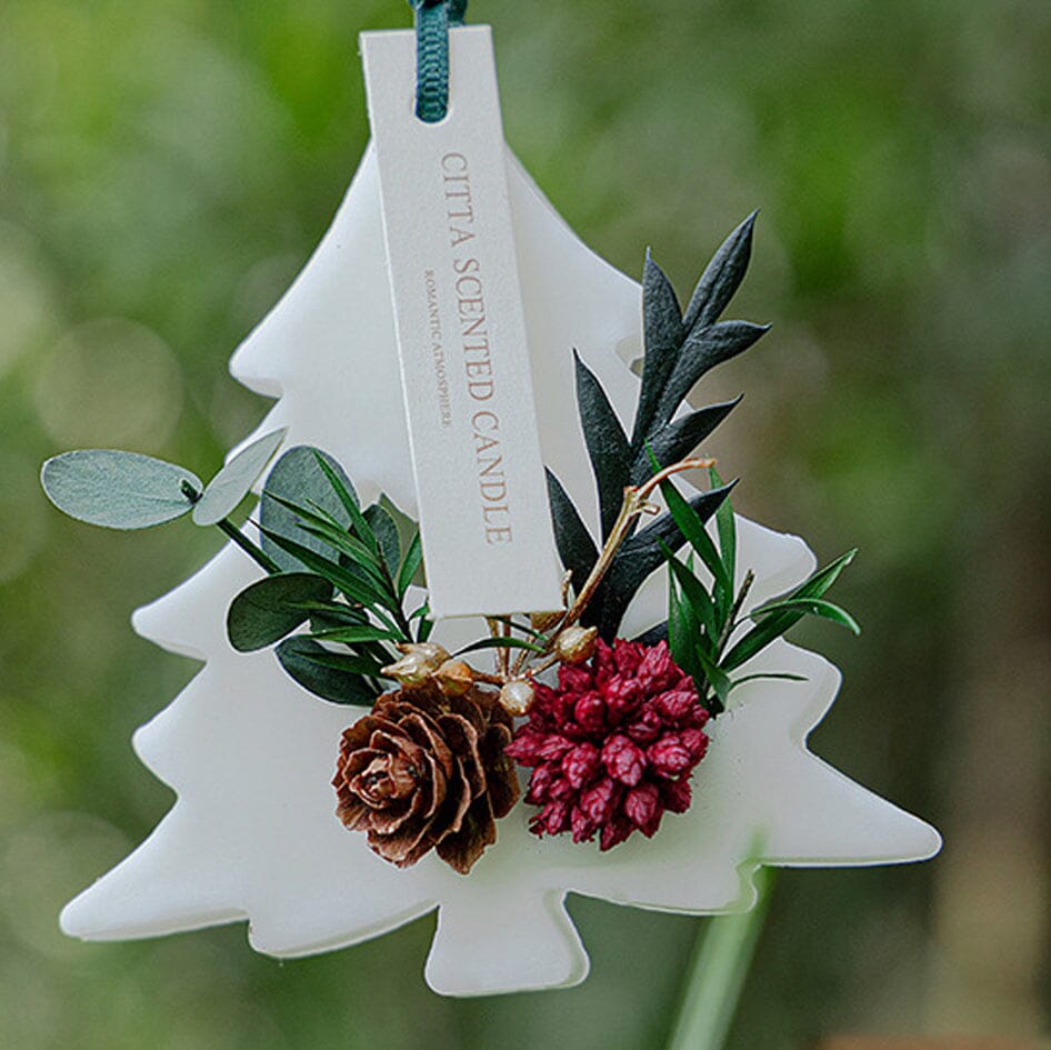 CITTA Christmas Tree Fragrant Aroma Wax Wardrobe Freshener/Aromantic Closet Scent/ Sachet Fragrance CITTA Gardenia 