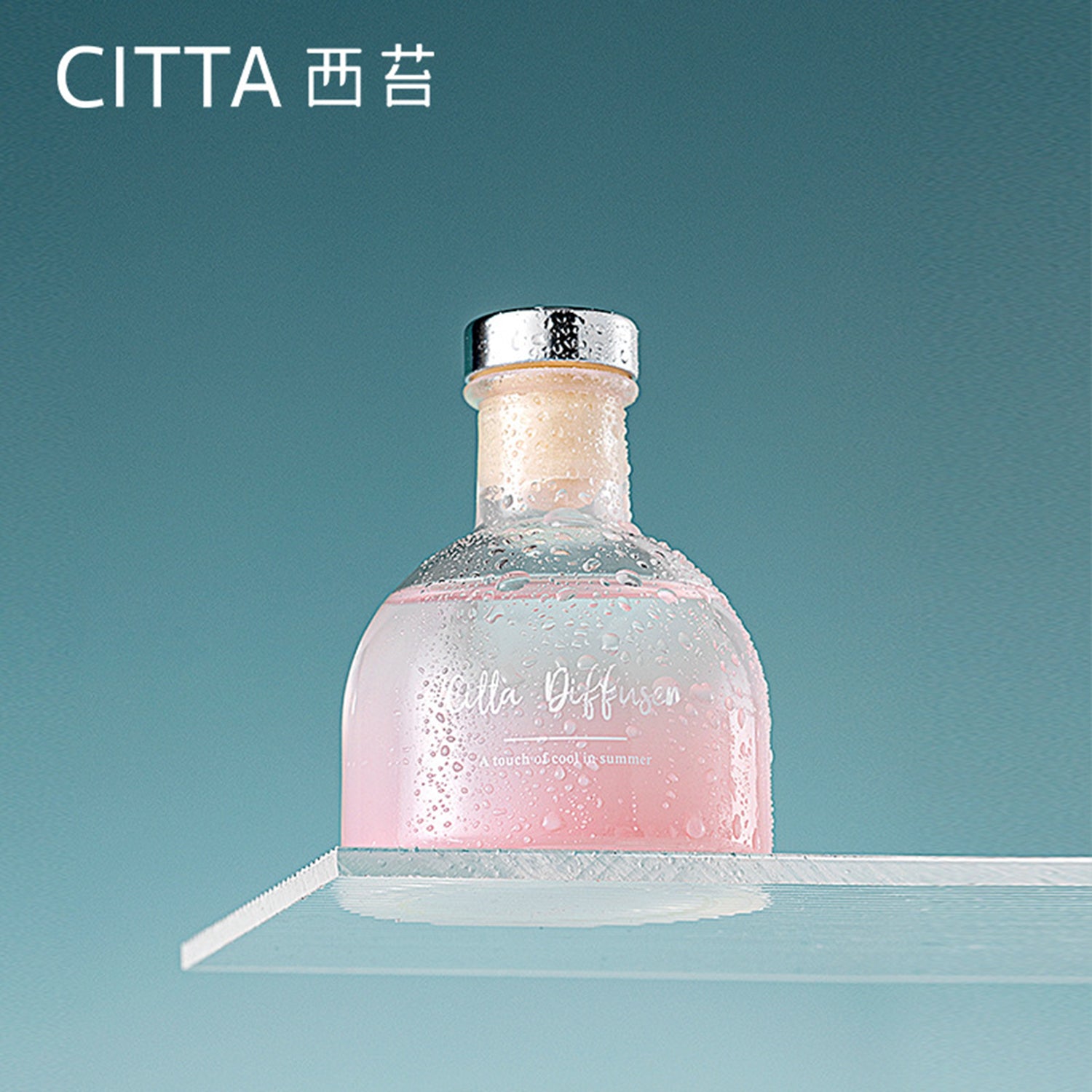 CITTA Cool Summer Series Reed Diffuser Aromatherapy 100ML Premium Essential Oil with Reed Stick Reed Diffuser CITTA 