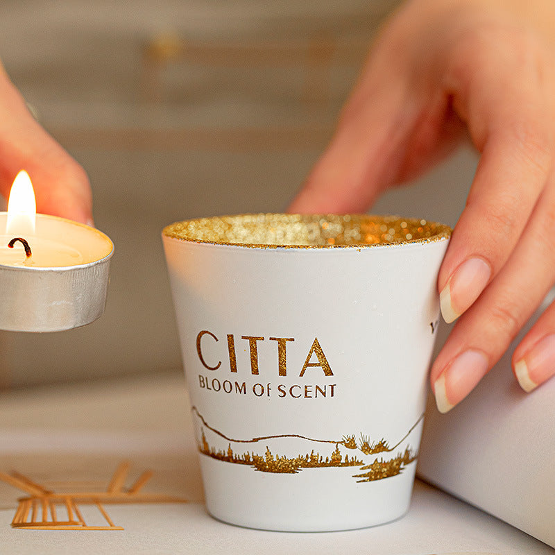 CITTA Starry Night Series Scented Candle, Metal Cup with 2 15G Scented Candle Scented Candle CITTA 