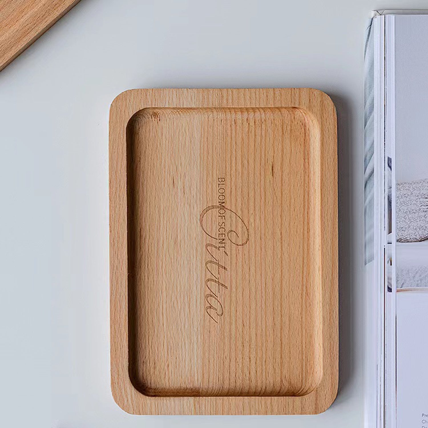 CITTA Wooden Tray for Candle / Aroma Diffuser Reed Diffuser Accessories CITTA 