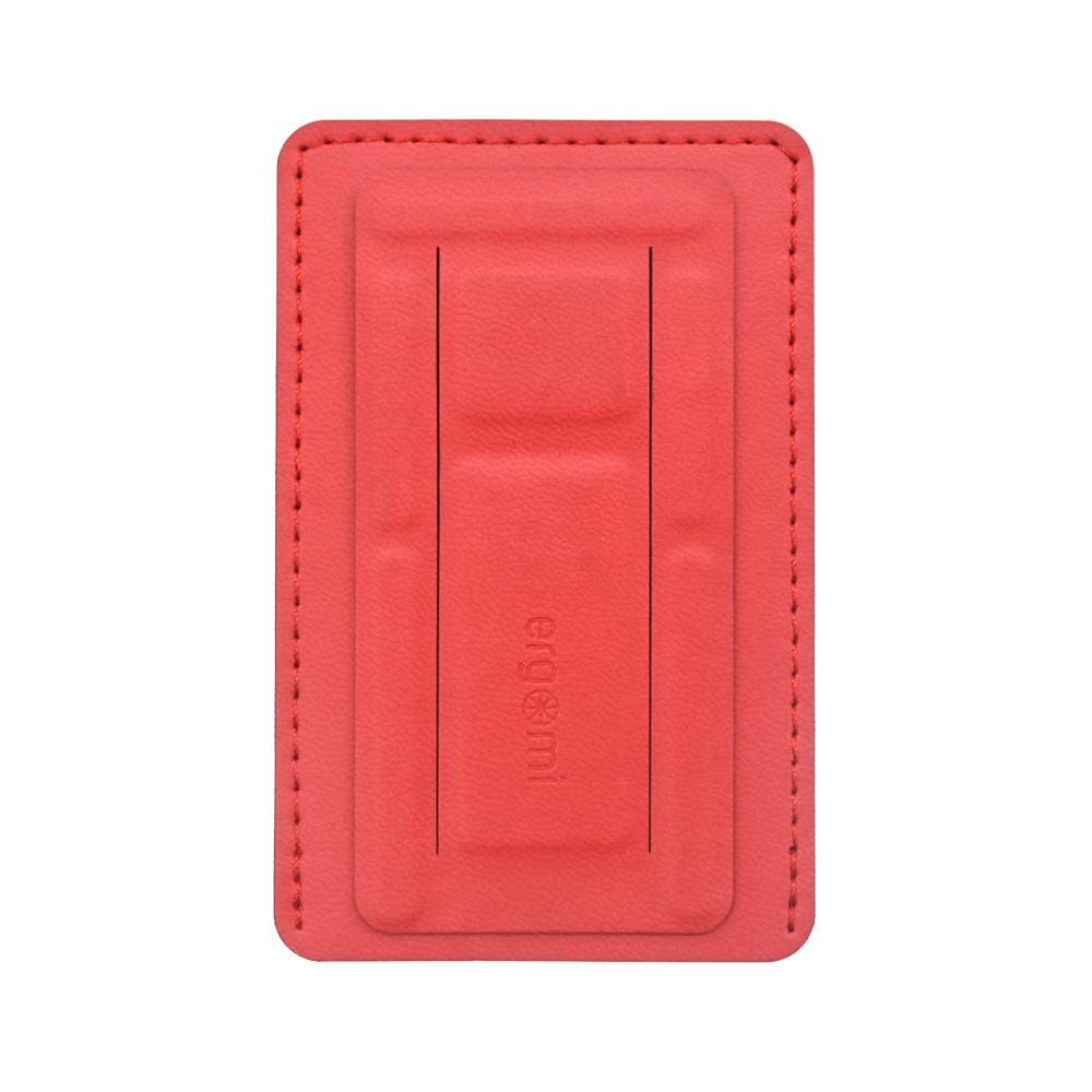 Ergomi Hercules Wallet Adhesive Cardholder Phone Stand Phone Stand Ergomi Bold Red 