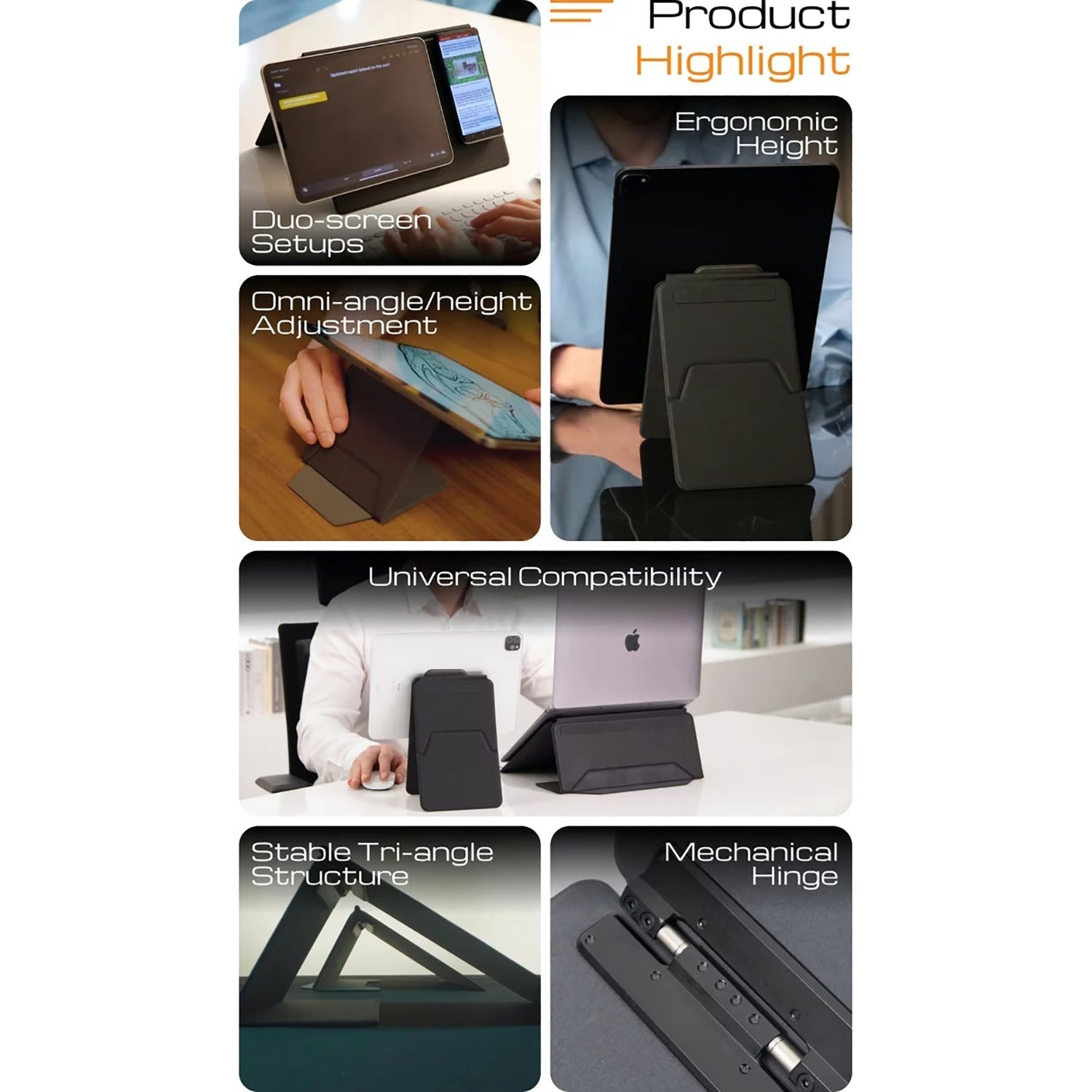 Ergomi SnapStand Titan Pro with MagSticker For Tablet/Nintendo Switch Electronics Ergomi 