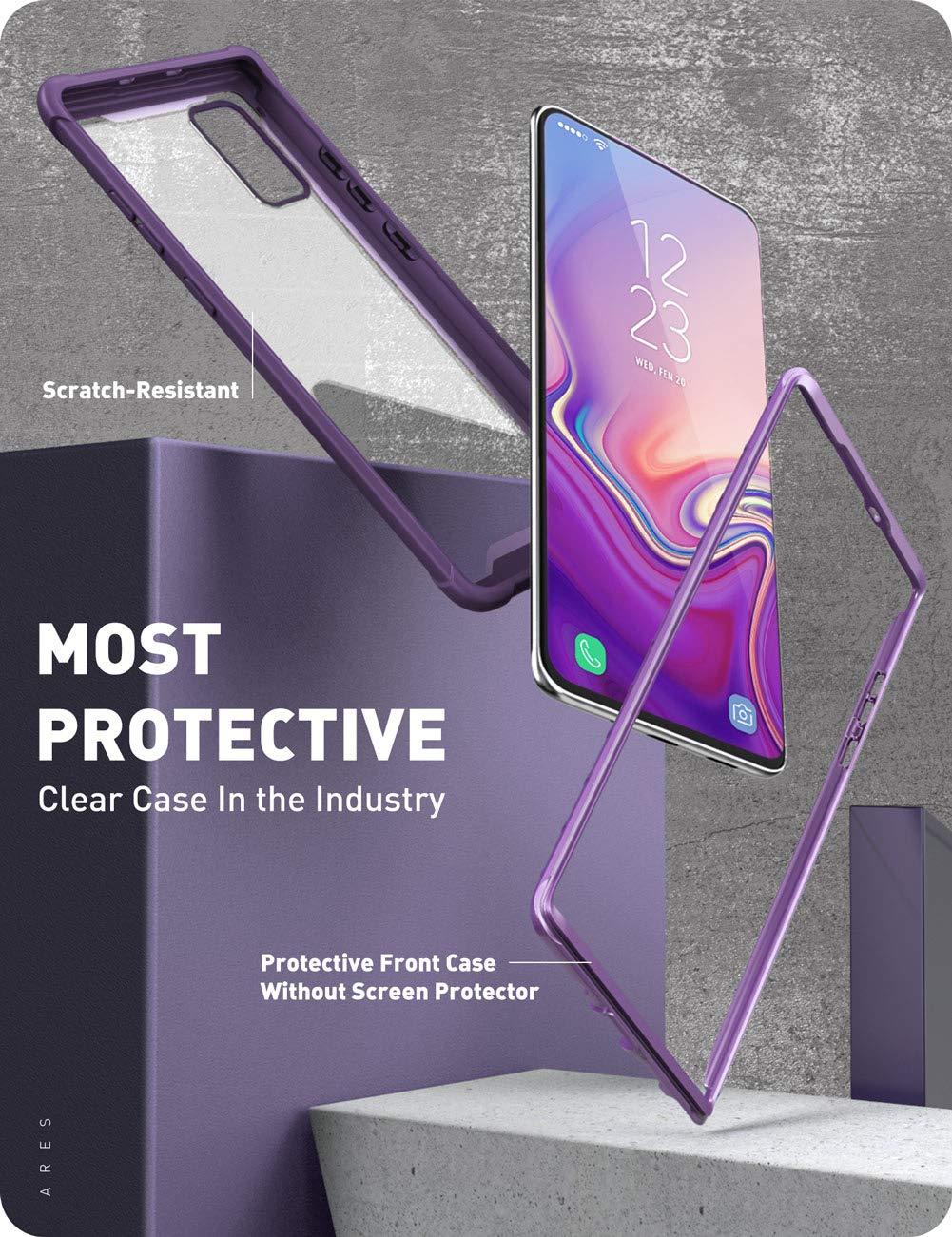 i-Blason Ares Series Clear Case for Samsung Galaxy S20+(without built-in Screen Protector), Purple Samsung Case i-Blason 