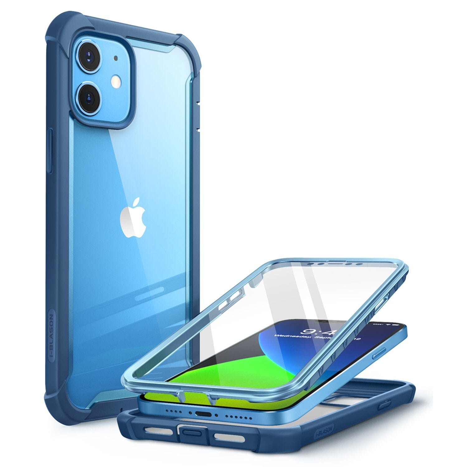 i-Blason Ares Series Rugged Clear Bumper Case for iPhone 12 Series (With Build-in Screen Protector) iPhone 12 Series i-Blason 