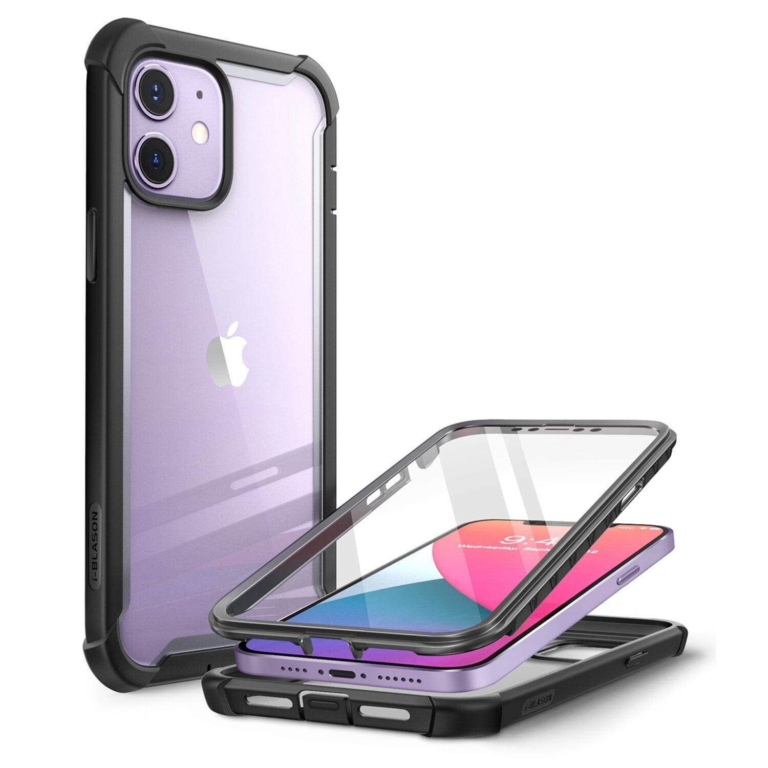 i-Blason Ares Series Rugged Clear Bumper Case for iPhone 12 Series (With Build-in Screen Protector) iPhone 12 Series i-Blason 