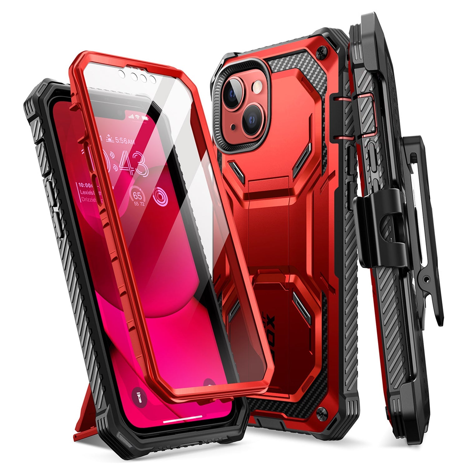 i-Blason Armorbox for iPhone 14 Series (With Built-in Screen Protector) Mobile Phone Cases i-blason Ruddy iPhone 14/iPhone 13 6.1" 