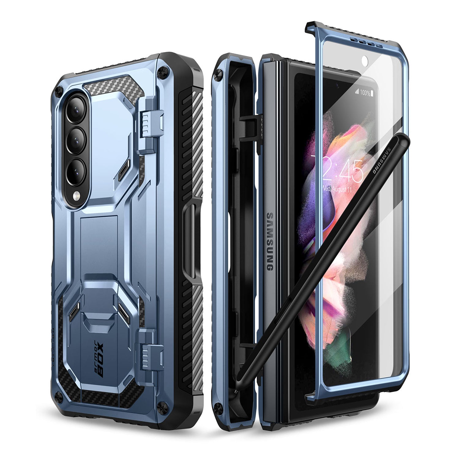 i-Blason Armorbox Series Case for Samsung Galaxy Z Fold 4 5G (2022), Built-in Screen Protector Full-Body Rugged Holster Case Mobile Phone Cases i-Blason Tilt 