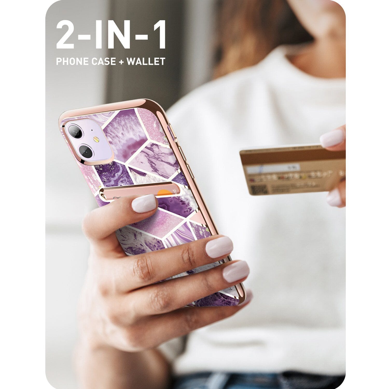 i-Blason Cosmo Card Series Designer Case for iPhone 12 Series (2020), iPhone 12 Series I-Blason 