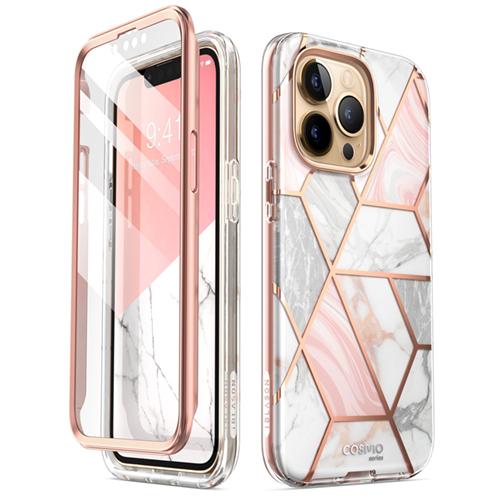 i-Blason Cosmo Series Case for iPhone 13 Pro Max 6.7"(2021)(With Build-in Screen Protector) Default i-Blason Marble 