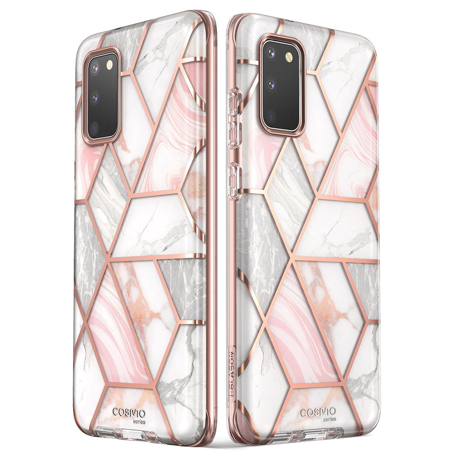 i-Blason Cosmo Series Case for Samsung Galaxy S20 FE (With Build-in Screen Protector), Marble Default i-Blason 