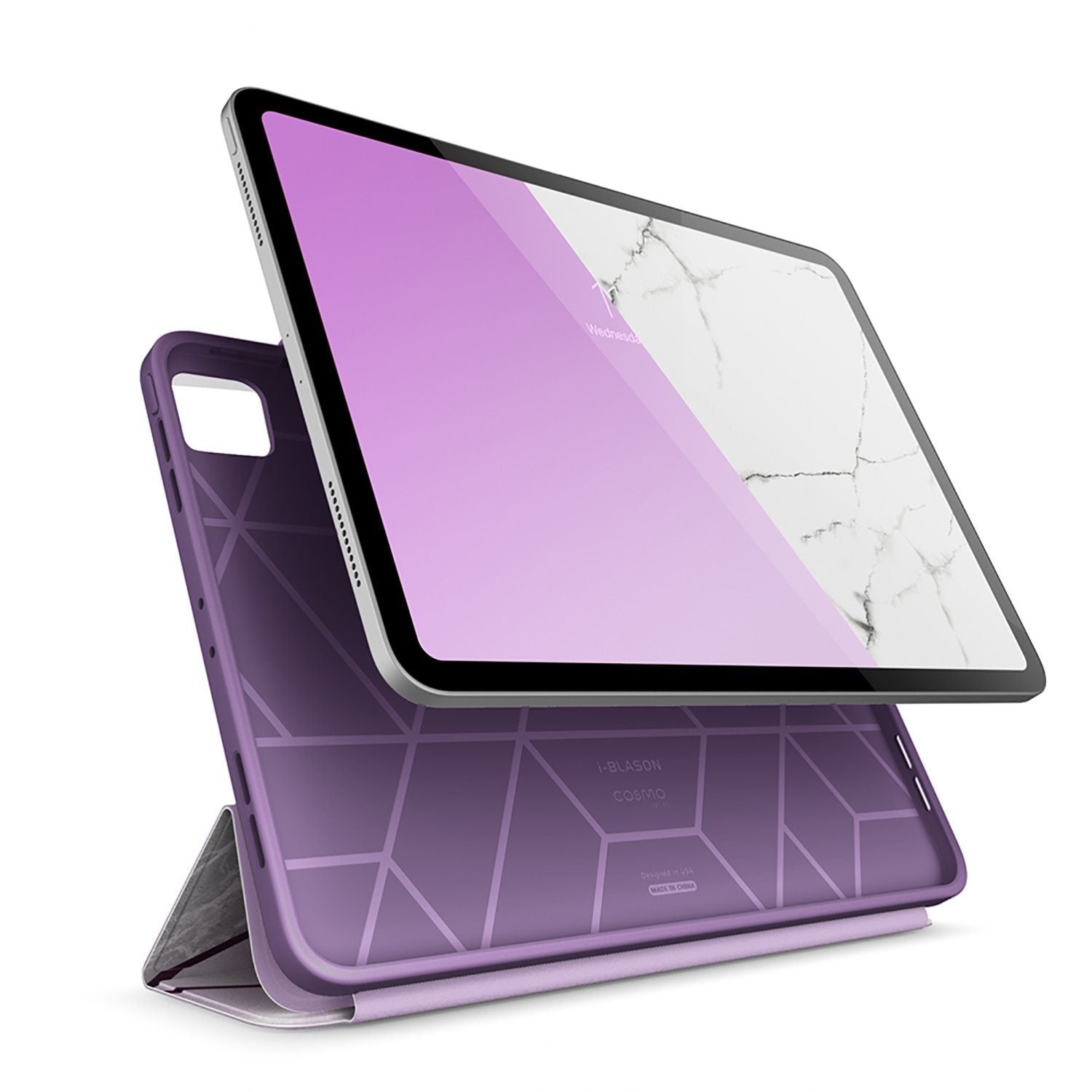 i-Blason Cosmo Series Case with Pencil Holder for iPad Pro 11"(2021) with Build-in Screen Protector, Ameth Default i-Blason 