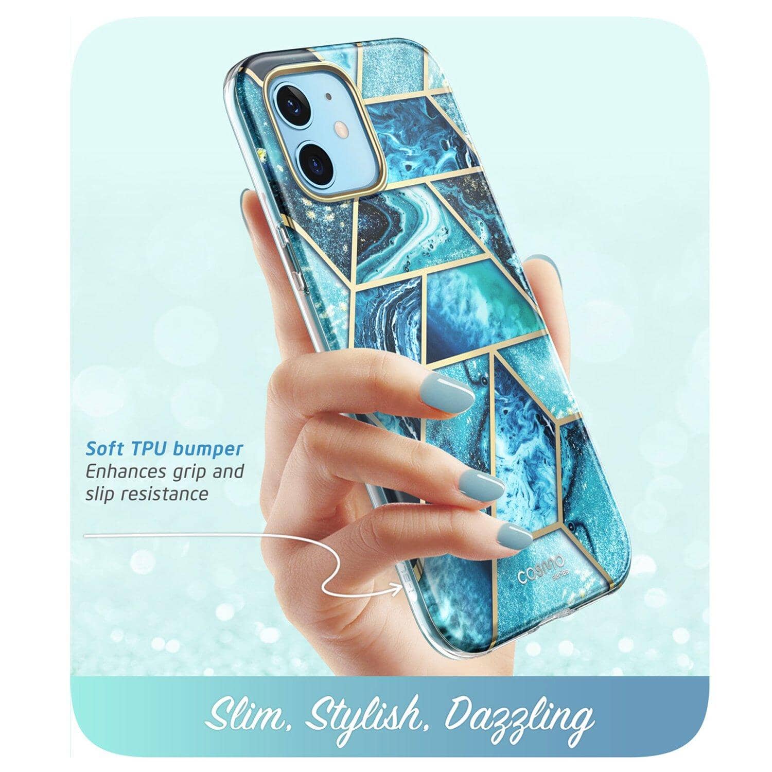 i-Blason Cosmo Series Slim Full-Body Stylish Protective Case for iPhone 12 Series (2020)(With Build-in Screen Protector) iPhone 12 Series i-Blason 