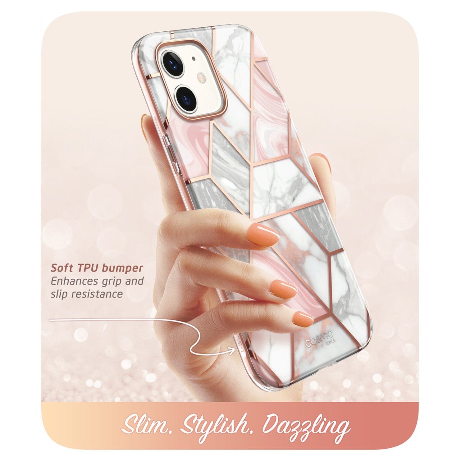i-Blason Cosmo Series Slim Full-Body Stylish Protective Case for iPhone 12 Series (2020)(With Build-in Screen Protector) iPhone 12 Series i-Blason 