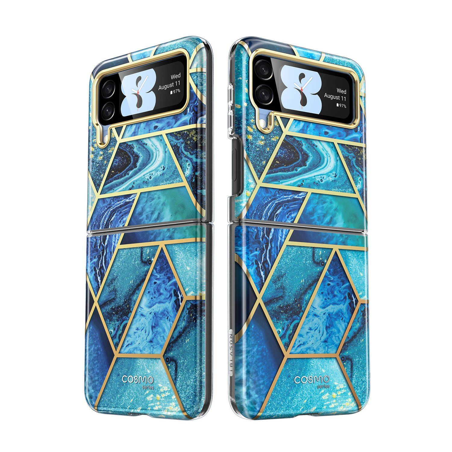 i-Blason Cosmo Series Slim Stylish Protective Bumper Case for Samsung Galaxy Z Flip3 5G (2021)(Without Screen Protector) Default i-Blason 