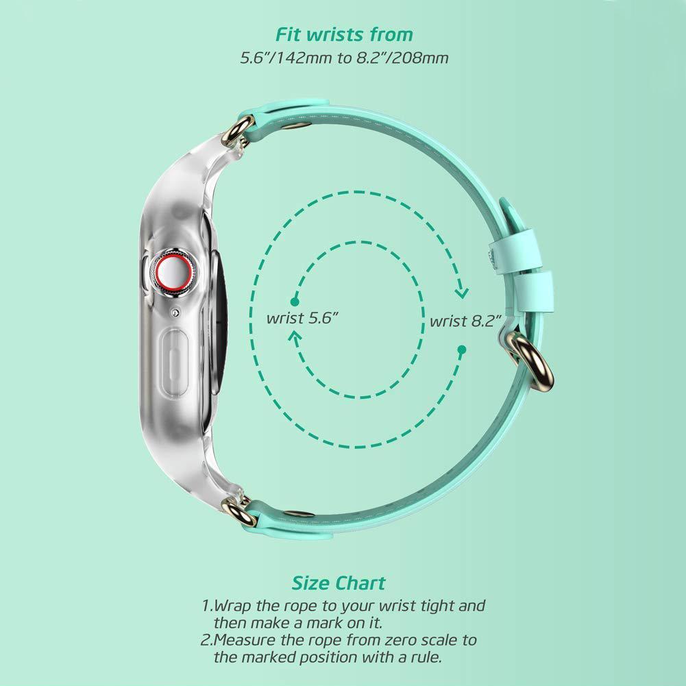 I-Blason Cosmo Wristband Case for Apple Watch 44mm, Jade Apple Watch Band i-Blason 