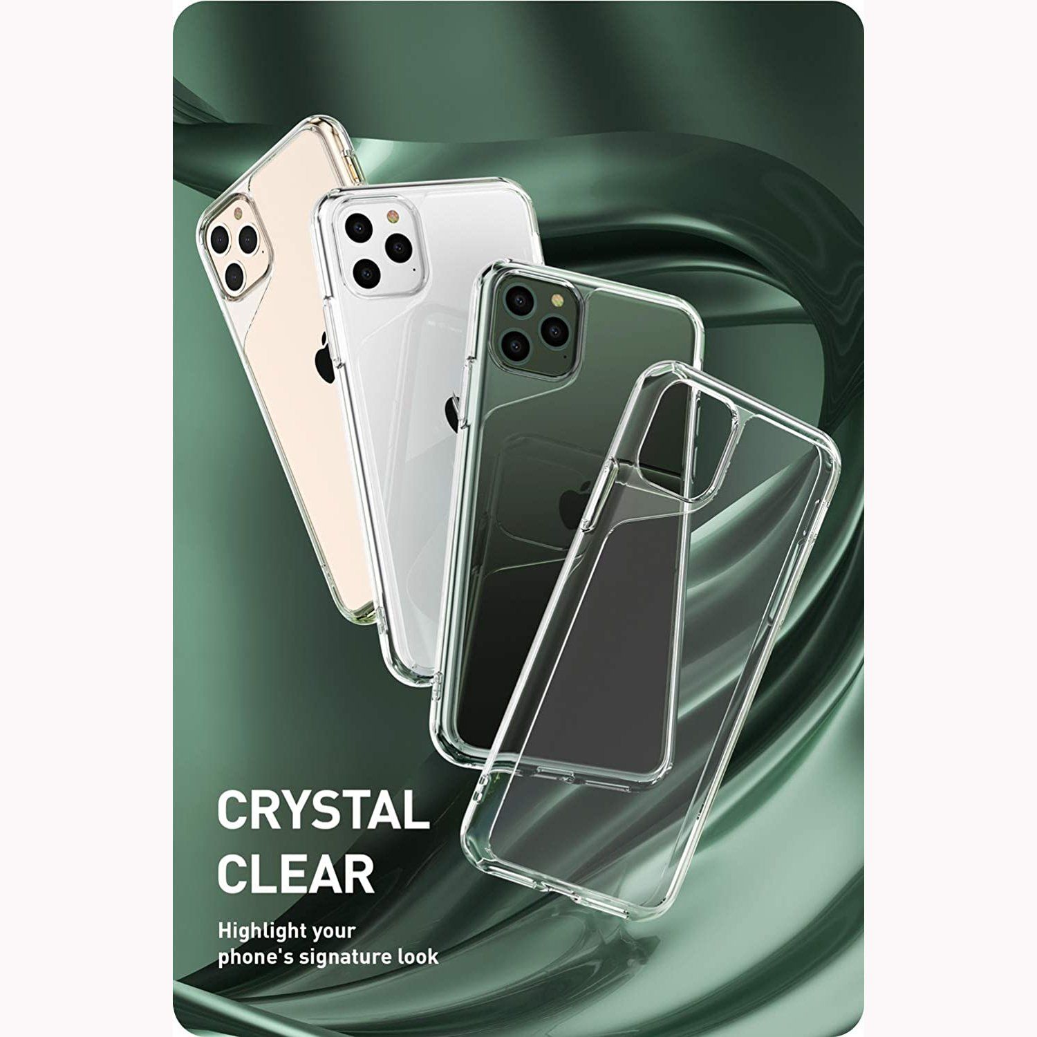 i-Blason Halo Series Scratch-Resistant Case for iPhone 11 Pro 5.8"(2019), Clear/Black iPhone Case i-Blason 