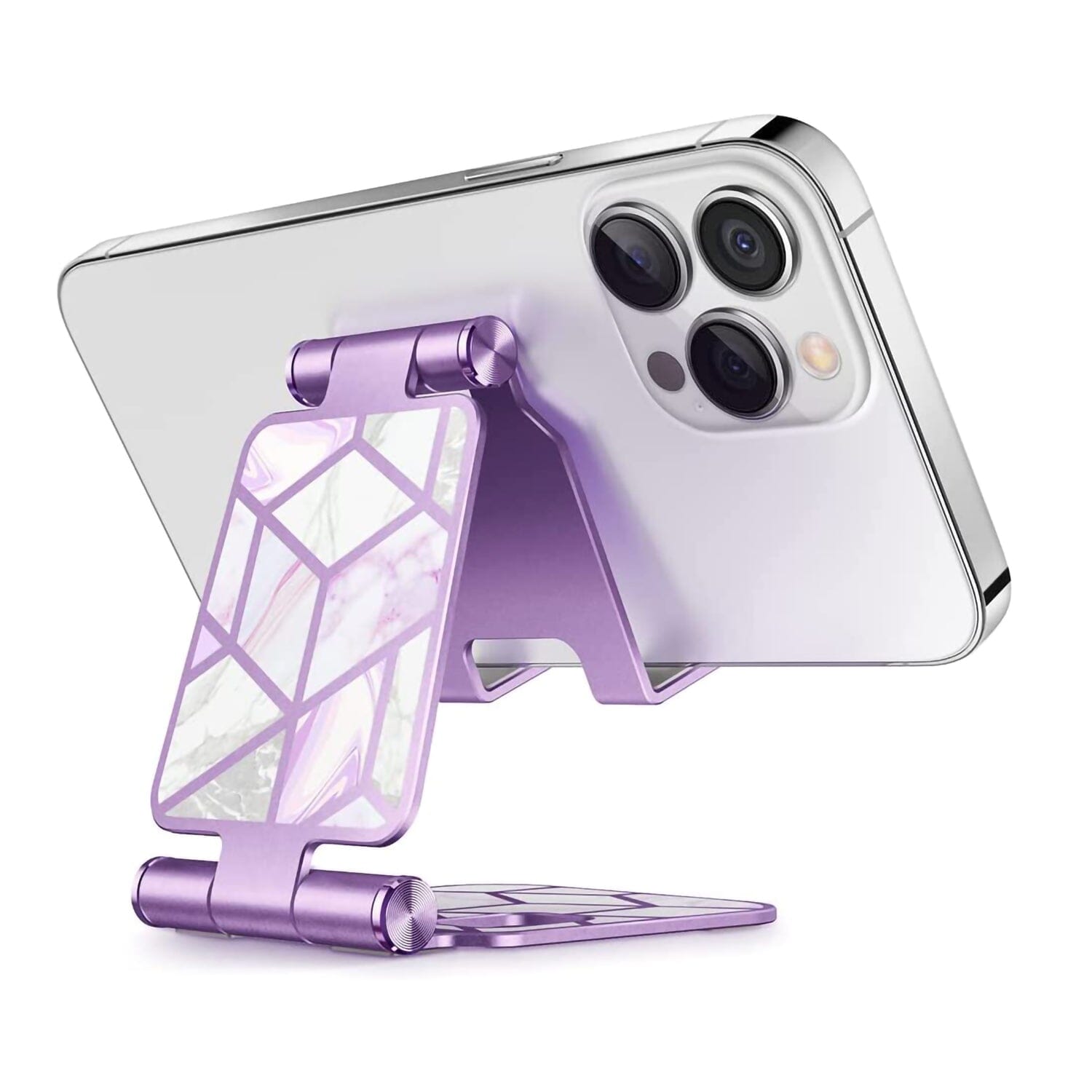 i-Blason Phone Stand, Foldable Adjustable Mount Holder Phone Dock, Aluminum Desk Phone Cradle iPhone stand i-Blason Ameth 
