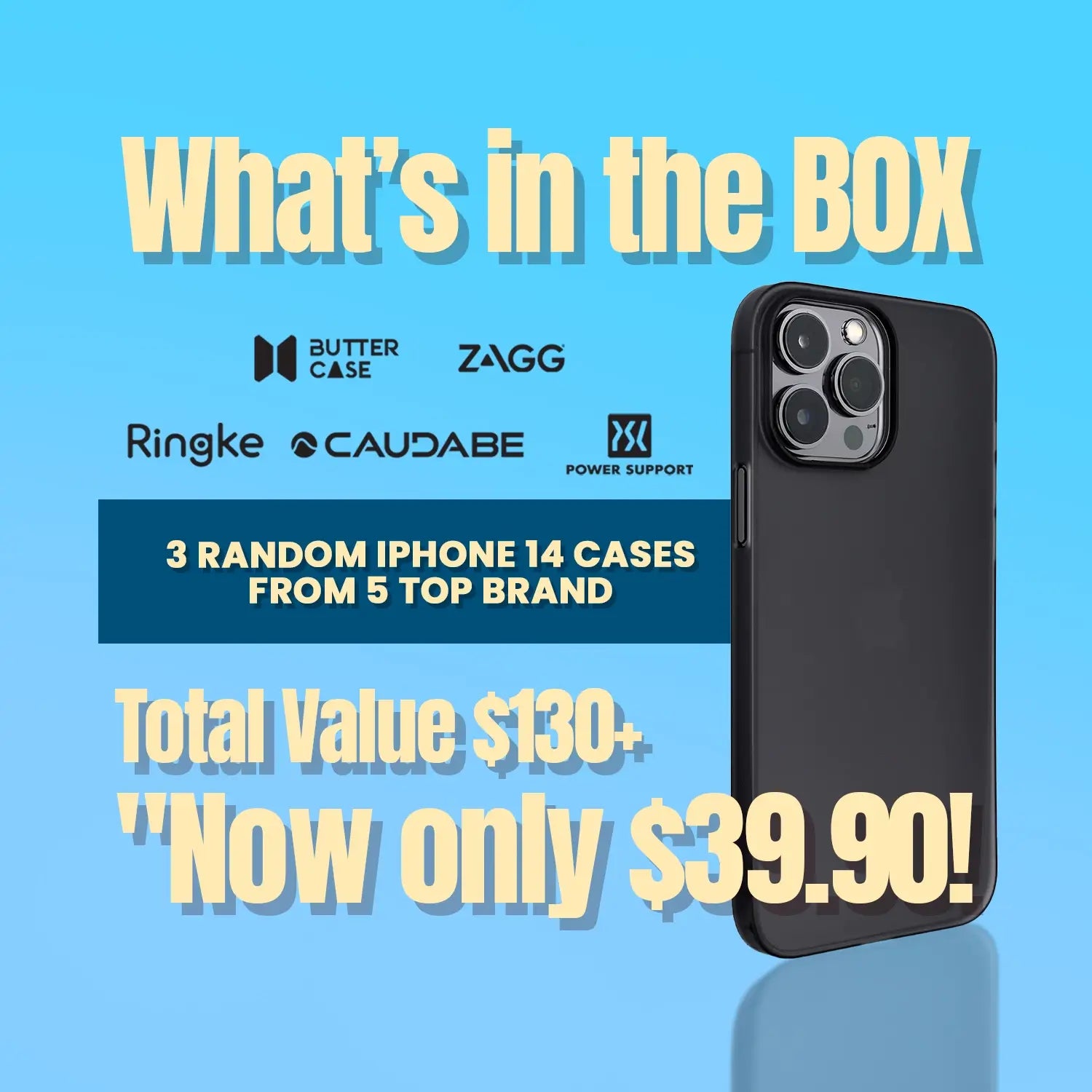 iPhone 14 Series | 3 Cases 39.90 Blind Box