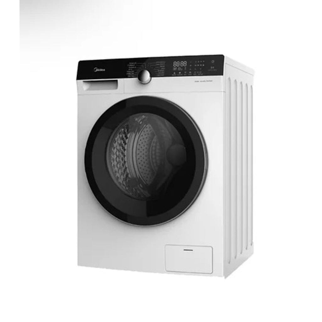 Midea 9kg MFK968W White Front Load Washing Machine, Water Efficiency 4 Ticks ONE2WORLD 