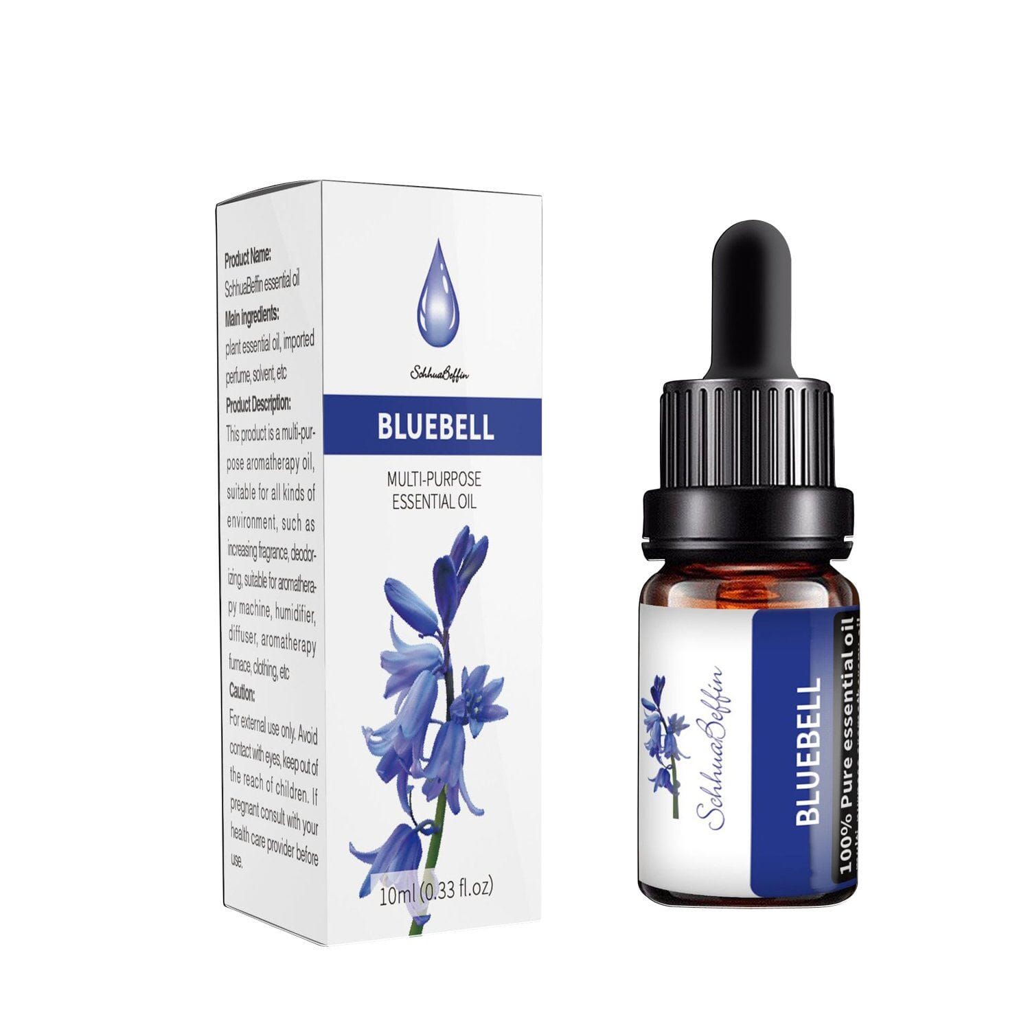 Multi-purpose 10ml Water Soluble Aromatherapy Essential Oil Default OEM Brand Bluebell 