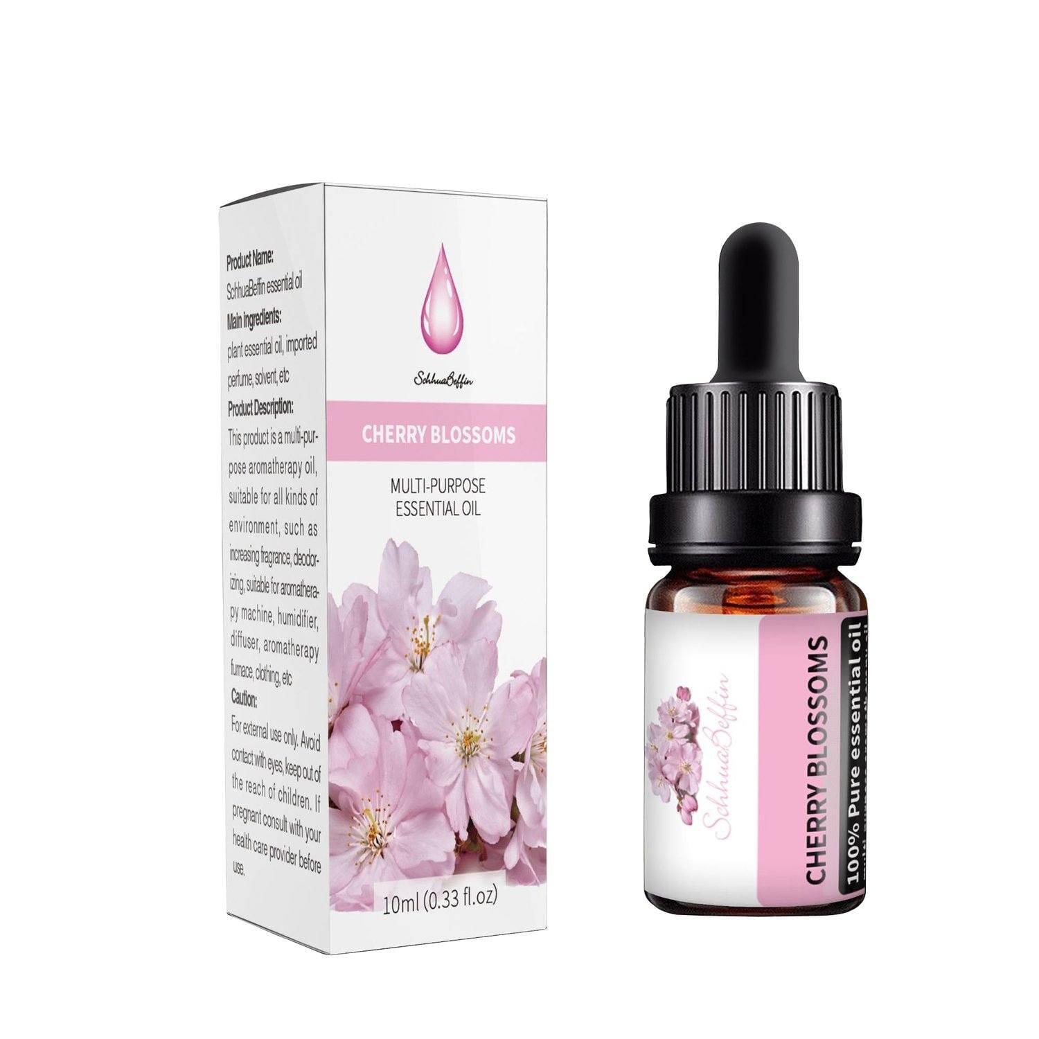 Multi-purpose 10ml Water Soluble Aromatherapy Essential Oil Default OEM Brand Cherry Blossoms 