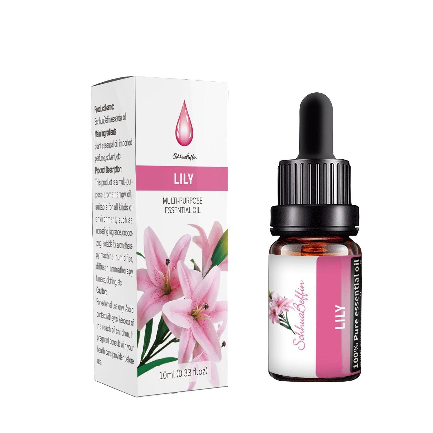 Multi-purpose 10ml Water Soluble Aromatherapy Essential Oil Default OEM Brand Lily 