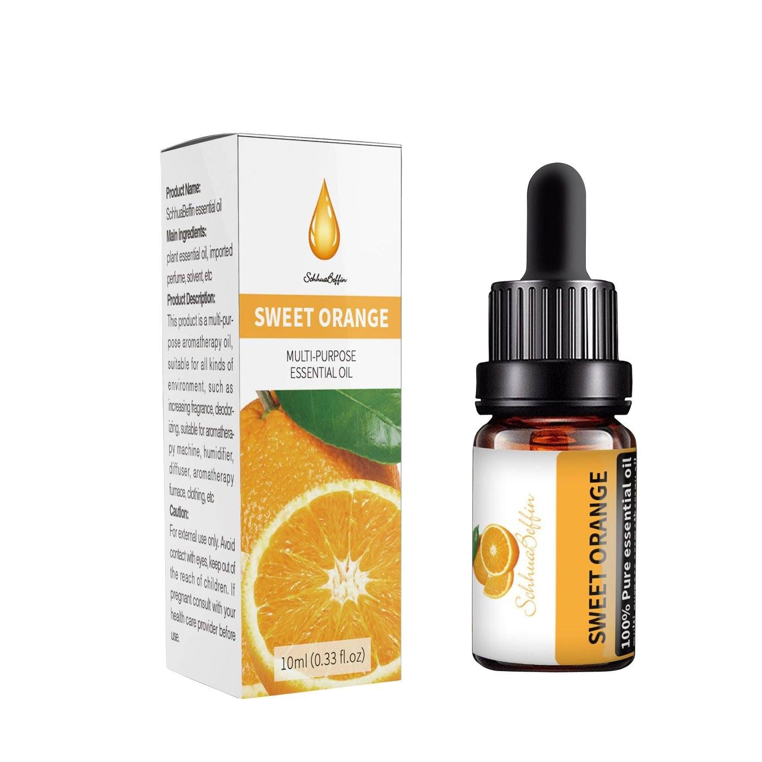 Multi-purpose 10ml Water Soluble Aromatherapy Essential Oil Default OEM Brand Sweet Orange 