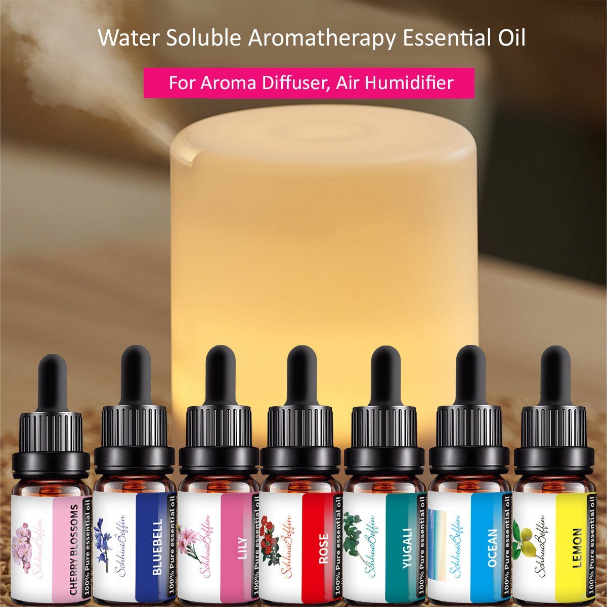Multi-purpose 10ml Water Soluble Aromatherapy Essential Oil, Yugali Default ONE2WORLD 