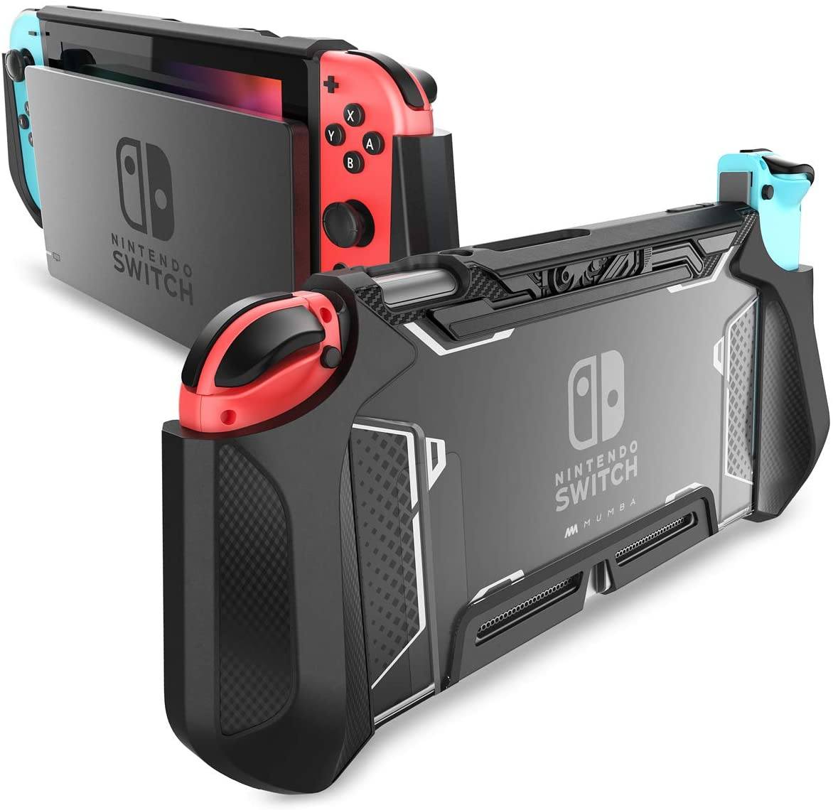 Mumba Blade Series Dockable Grip Case for Nintendo Switch, Black Nintendo Switch Case Mumba 