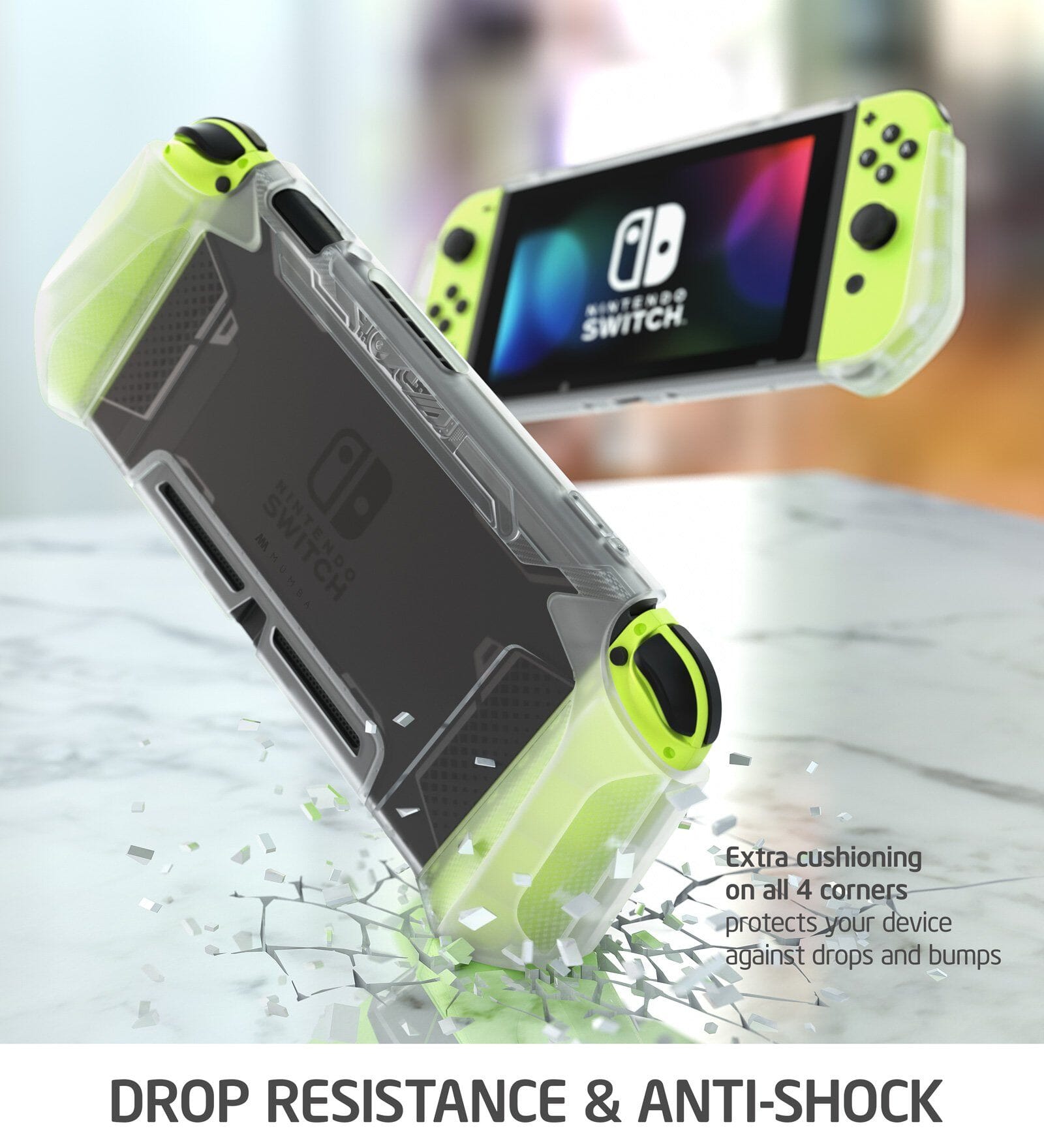 Mumba Blade Series Dockable Protective Grip Case for Nintendo Switch, Nintendo Switch Series Mumba 