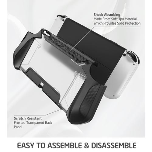 Mumba Blade Series Dockable Protective Grip Case for Nintendo Switch OLED Model (2021) Default Mumba 