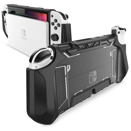 Mumba Blade Series Dockable Protective Grip Case for Nintendo Switch OLED Model (2021) Default Mumba Black 
