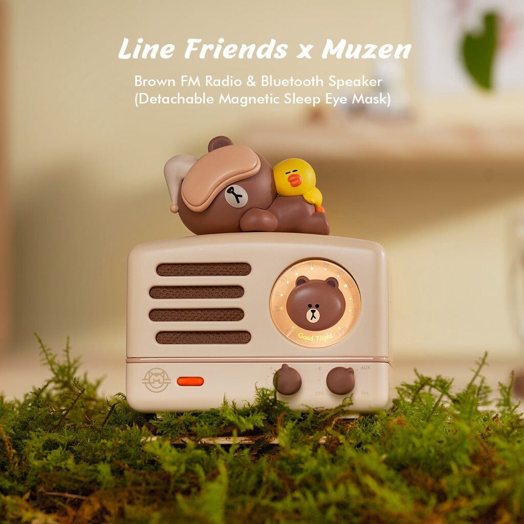 Muzen OTR Metal LINE Friends FM Radio and Bluetooth Speaker CONY Antenna Muzen 