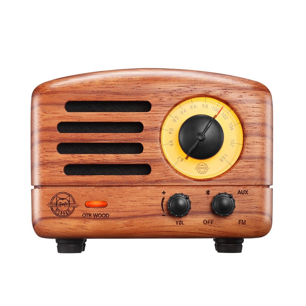 Muzen OTR Portable Retro FM Radio Bluetooth Speaker Muzen Rose Wood 