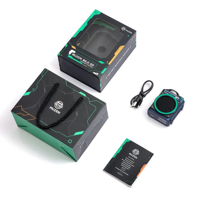 Muzen Wild Go Bluetooth Portable Speaker, Mini Size, Loud Volume, Deel Bass, Wireless Speaker, for Travel Outdoor Muzen 