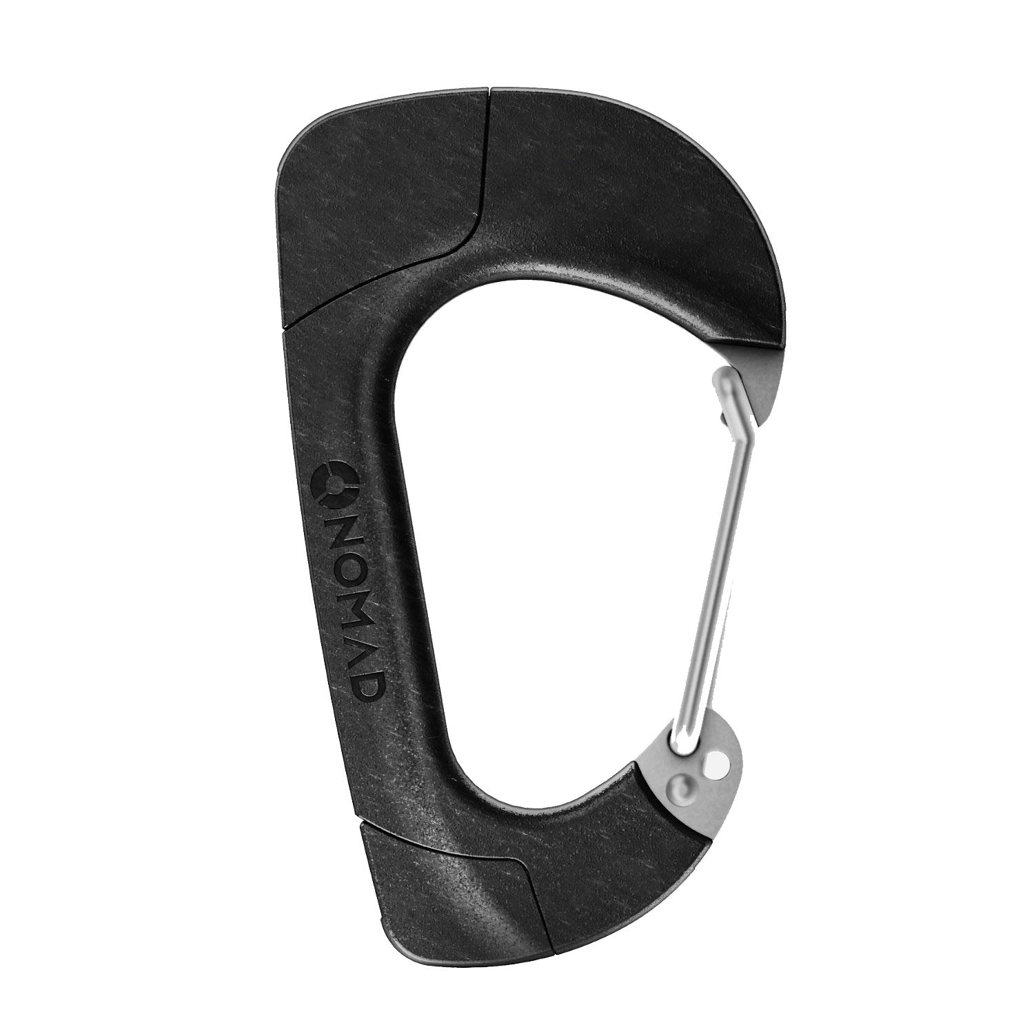 NOMAD Carbon Carabiner with USB-A to Lightning Connector, Black Accessories NOMAD 