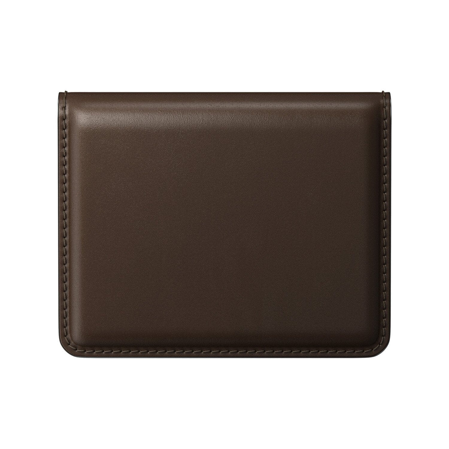 NOMAD Horween Leather Card Wallet Plus, (Black/Rustic Brown) Wallet NOMAD Rustic Brown 