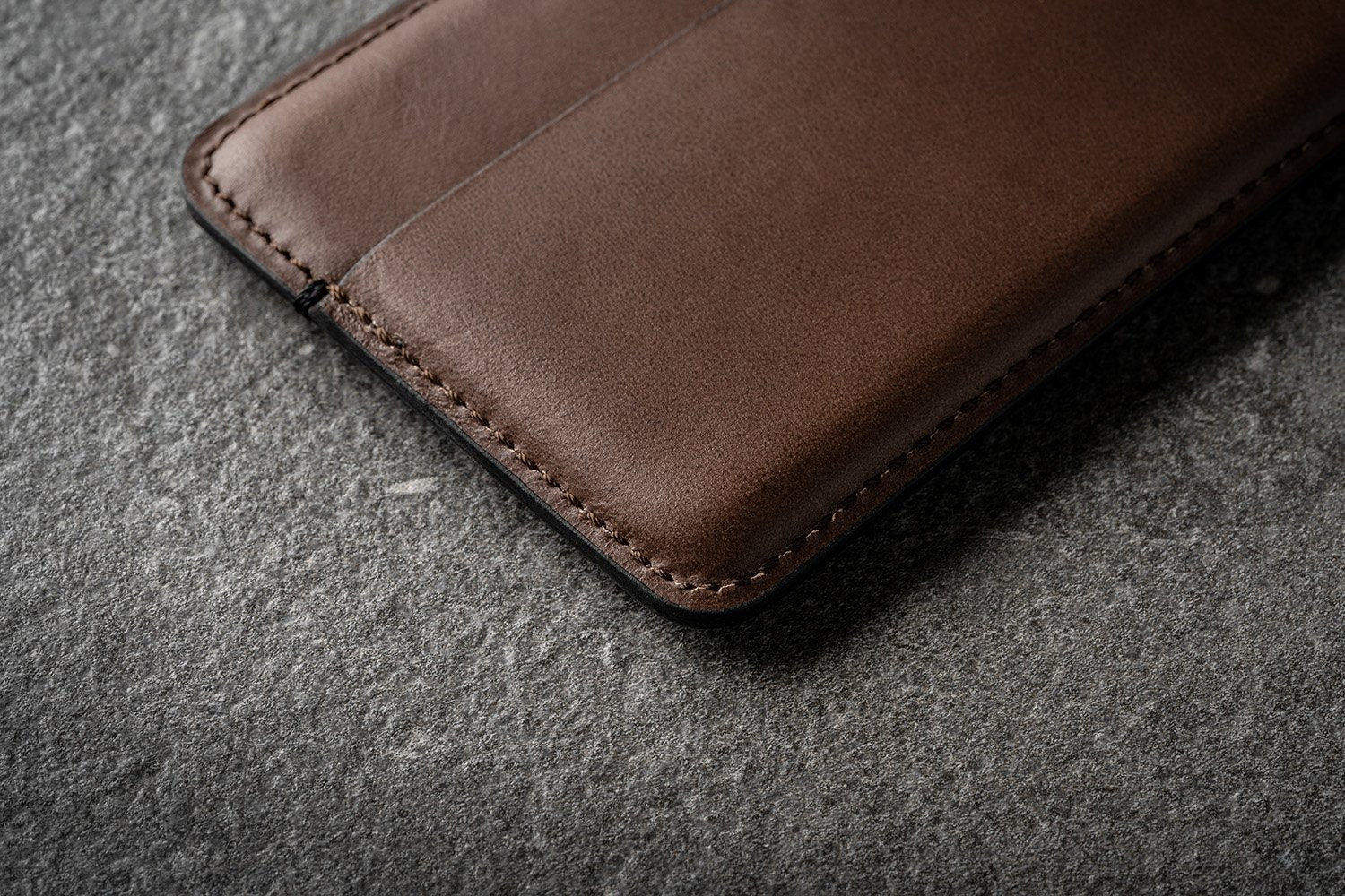 Nomad Horween Leather Card Wallet, Rustic Brown Card Wallet NOMAD 