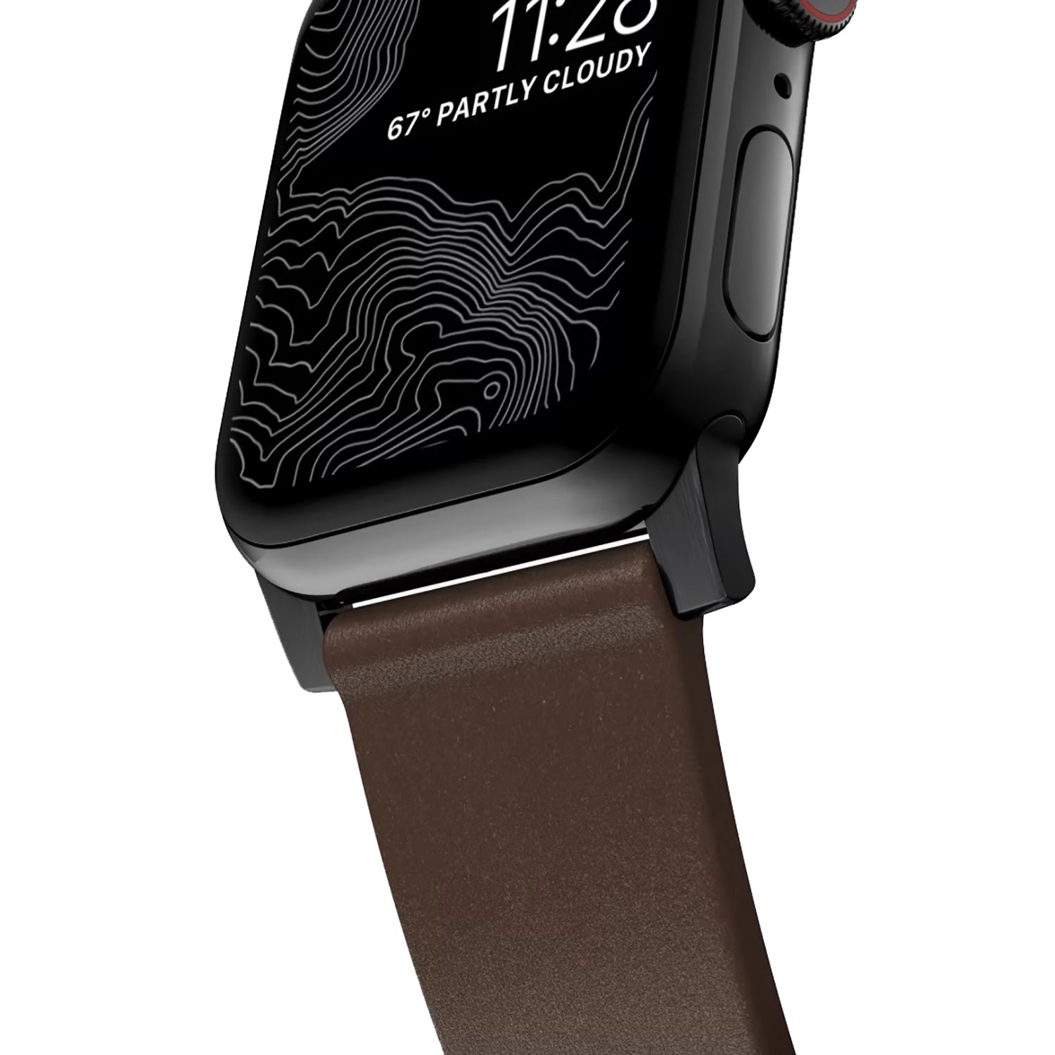 NOMAD Modern Band for Apple Watch 49mm/45mm/44mm/42mm By Nomad Leather Apple Watch Strap NOMAD 