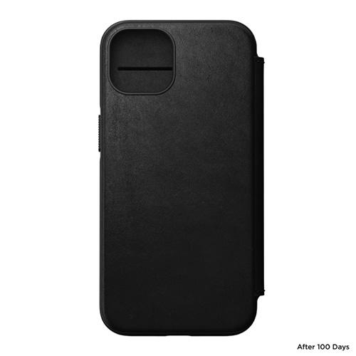 NOMAD Modern Folio Leather MagSafe Case for iPhone 13 6.1"(2021) Default Nomad Black 