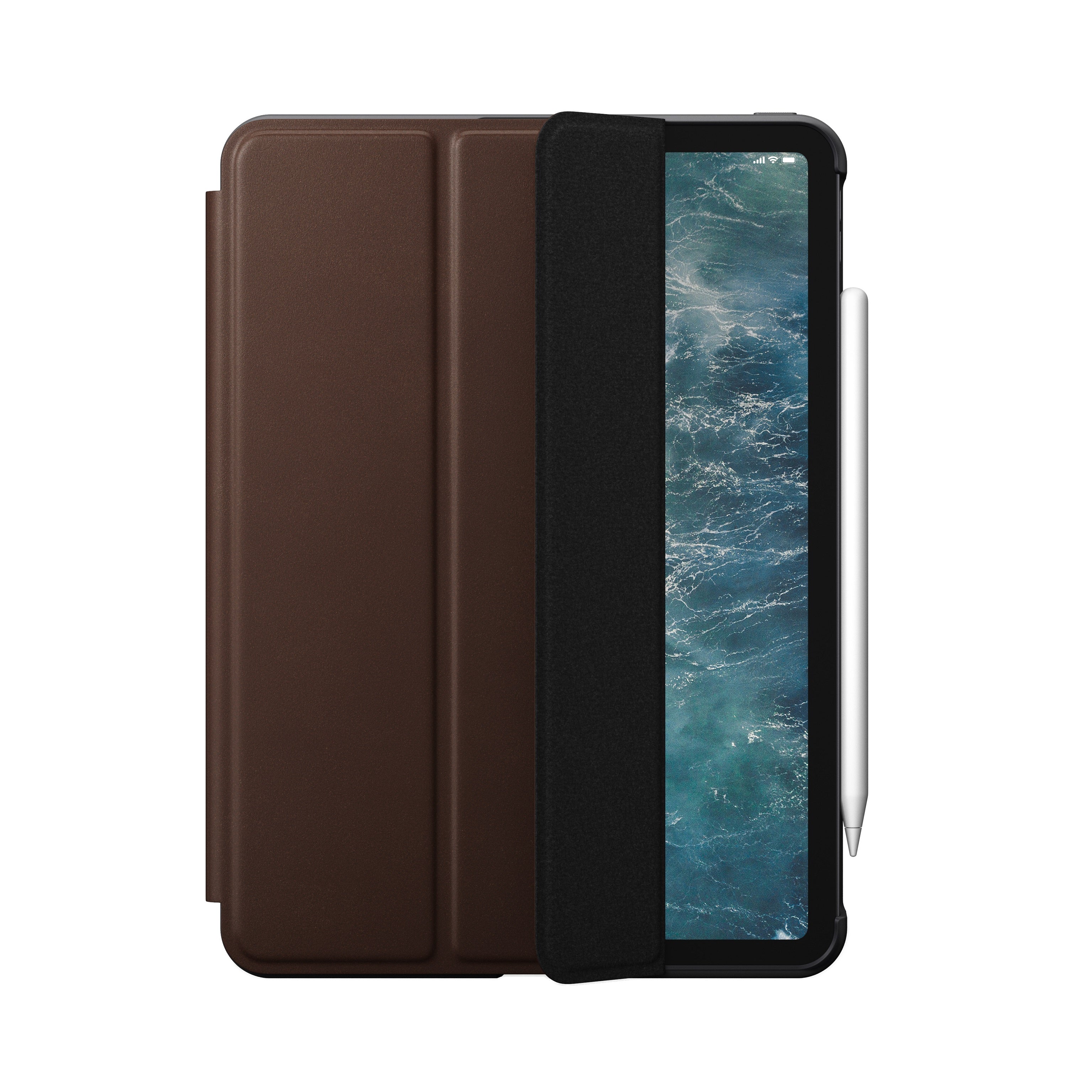 NOMAD Mordern Rugged Folio ECCO Leather Case for iPad Pro 11"(2021) Default NOMAD Rustic Brown 