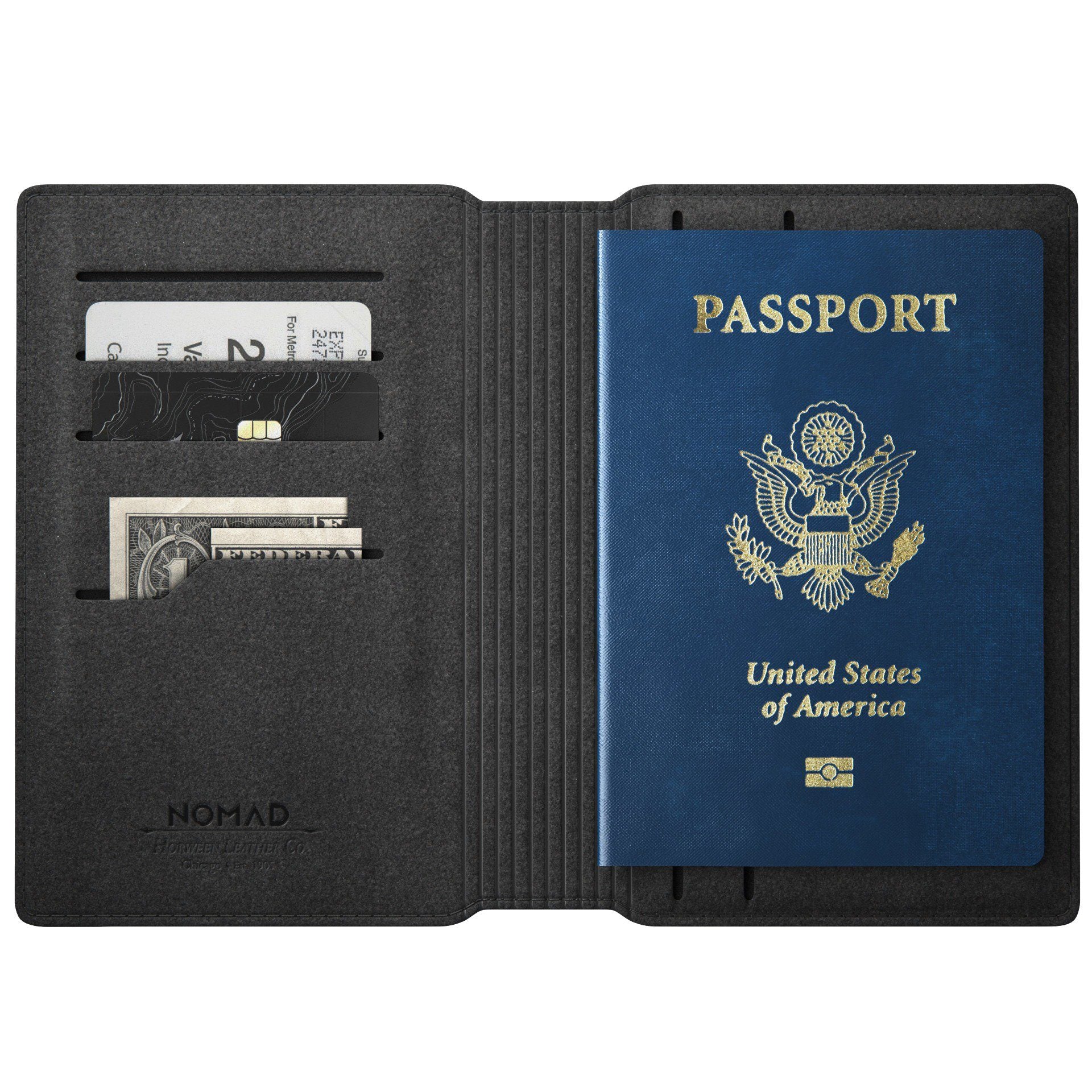 NOMAD Passport Wallet, Brown Wallet NOMAD 