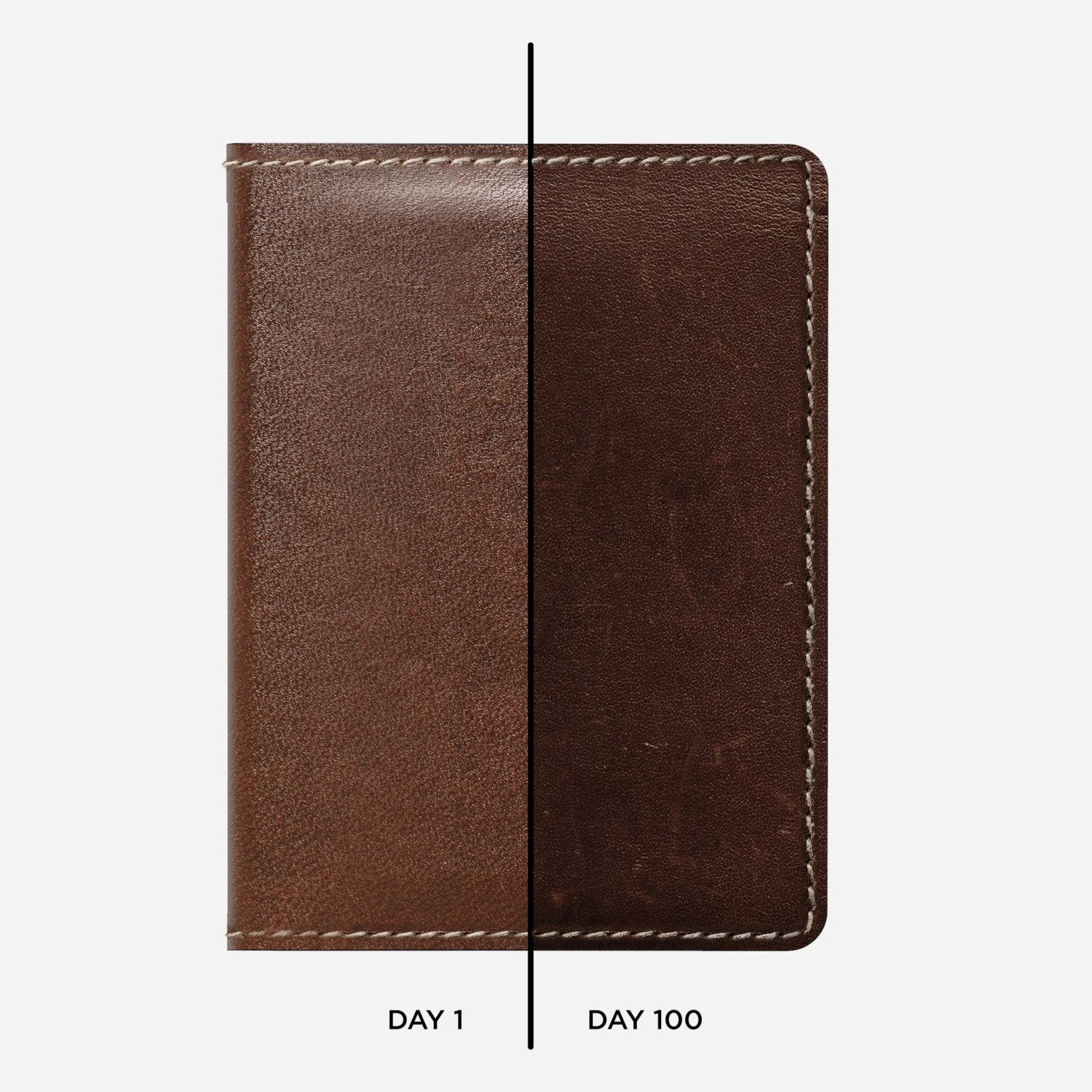 NOMAD Passport Wallet Traditional Edition with Tile Tracking, Brown Wallet NOMAD 