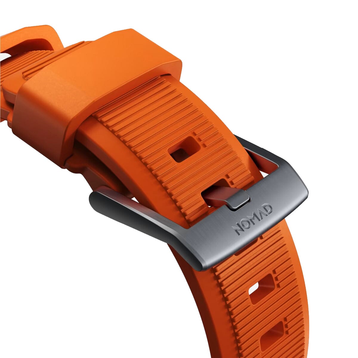 NOMAD Rugged Band Ultra Orange for Apple Watch 49mm/45mm/44mm/42mm