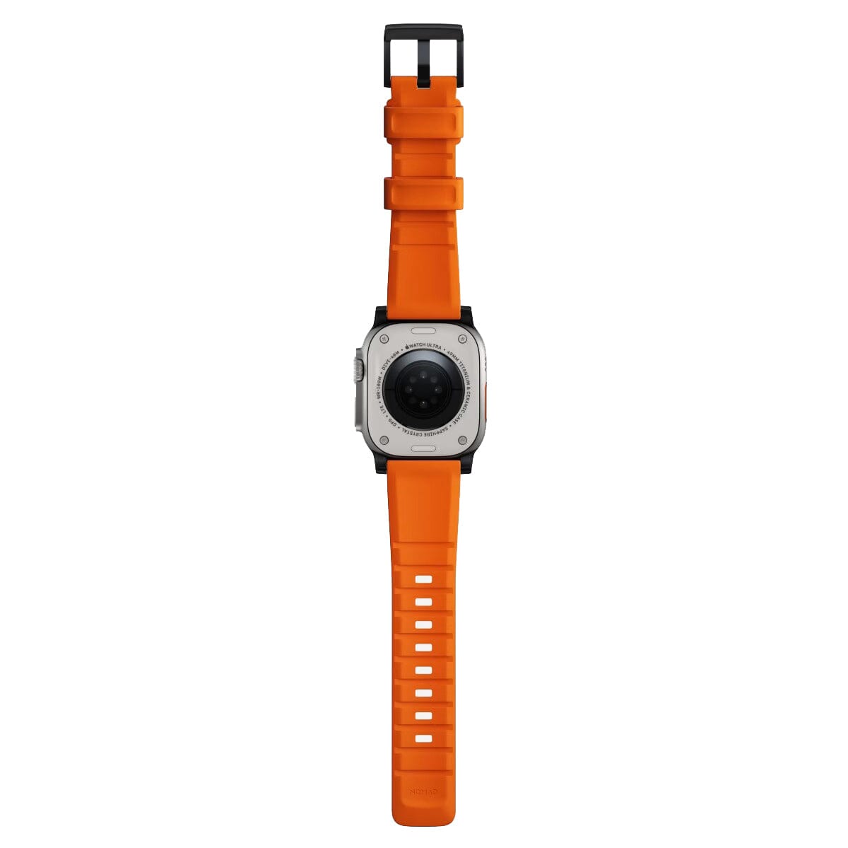 NOMAD Rugged Band Ultra Orange for Apple Watch 49mm/45mm/44mm/42mm ONE2WORLD 