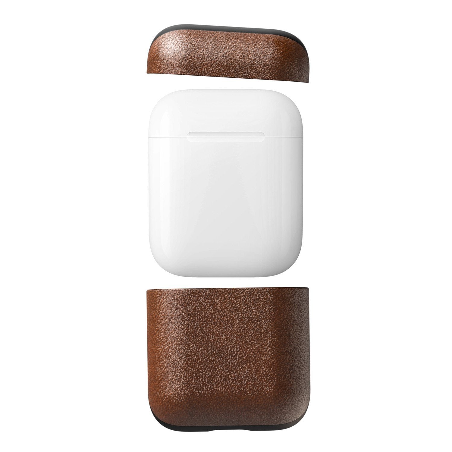 NOMAD Rugged Horween Leather Case for Airpods 1/2, Brown Airpods Case NOMAD 