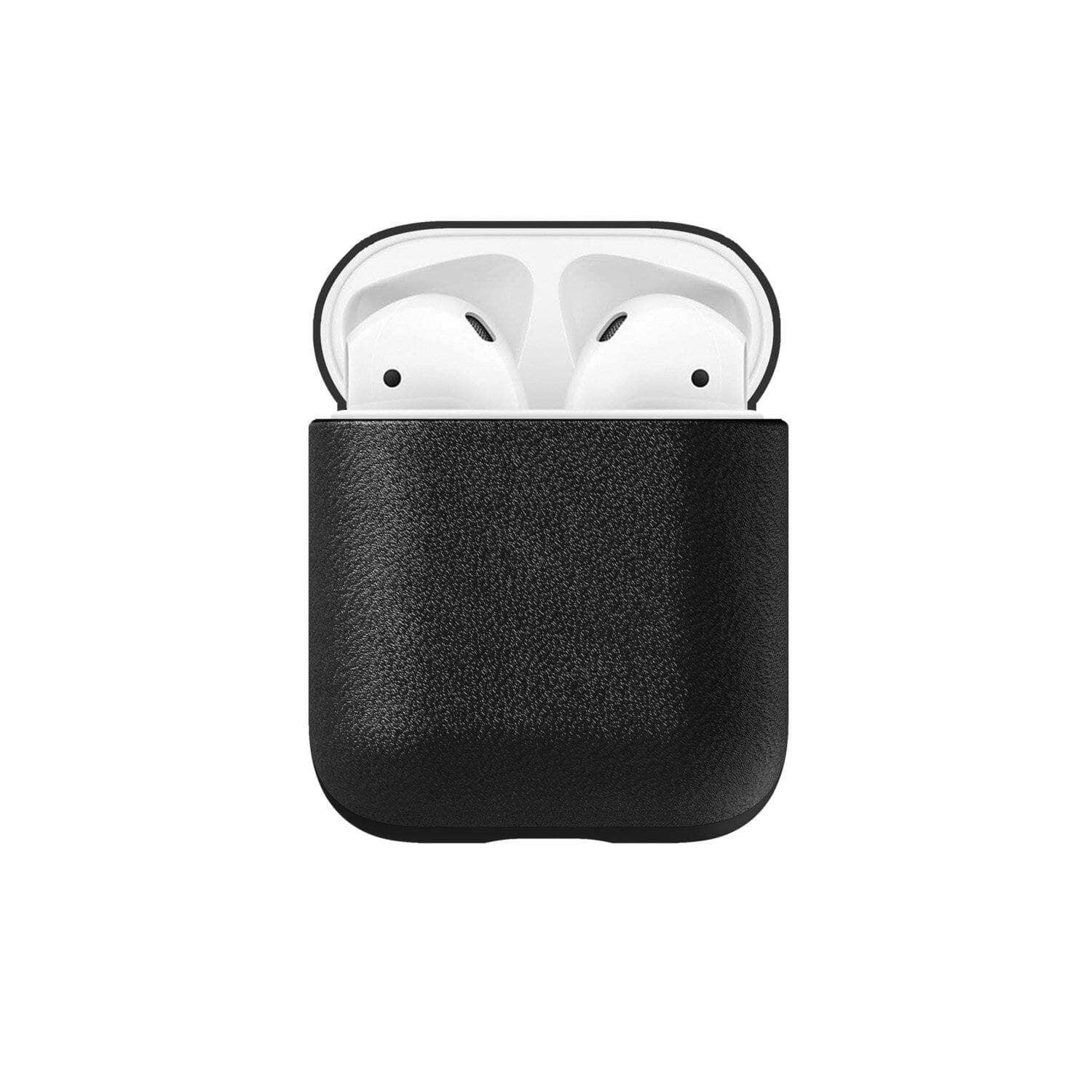 NOMAD Rugged Horween Leather Case for Airpods 1/2, (Brown, Black) Airpods 1/2 Series NOMAD Black 