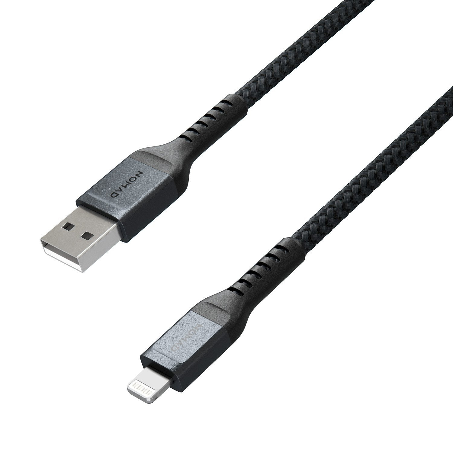 NOMAD Rugged Kevlar USB-A to Lightning Cables 1.5M, Black Default Nomad 