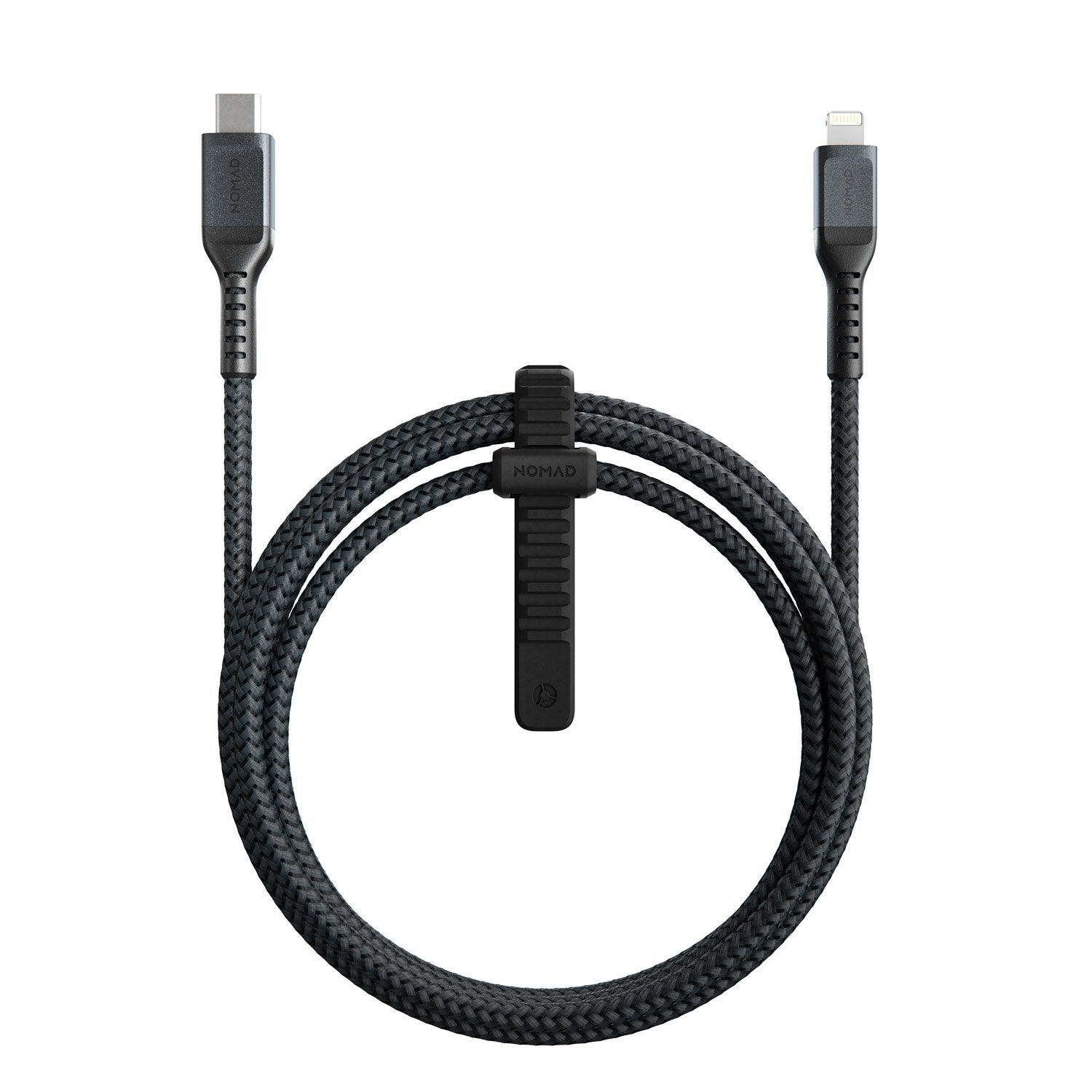 NOMAD Rugged Kevlar USB-C to Lightning Cables 1.5M, Black Default Nomad Black 