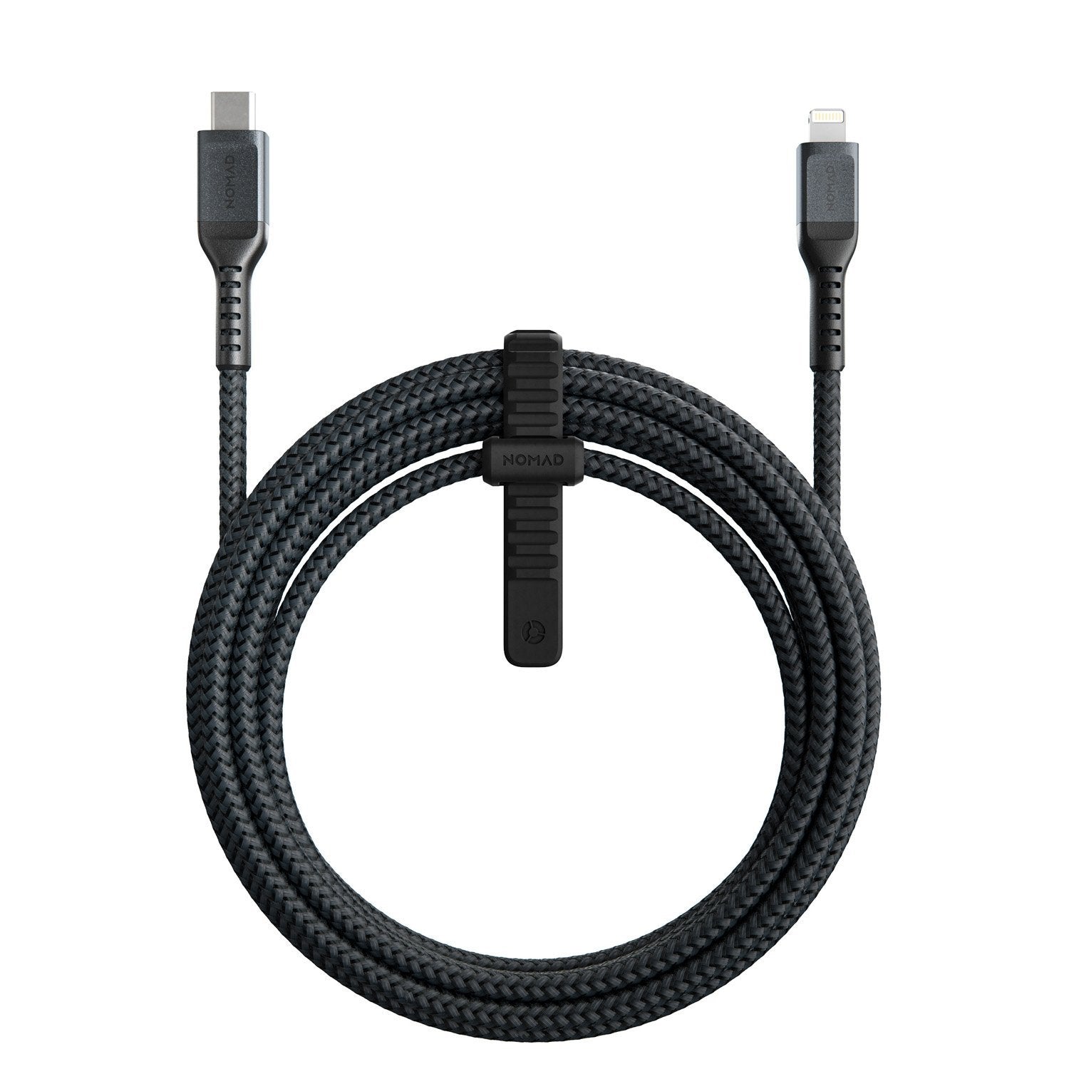 NOMAD Rugged Kevlar USB-C to Lightning Cables 3.0M, Black Default Nomad Black 